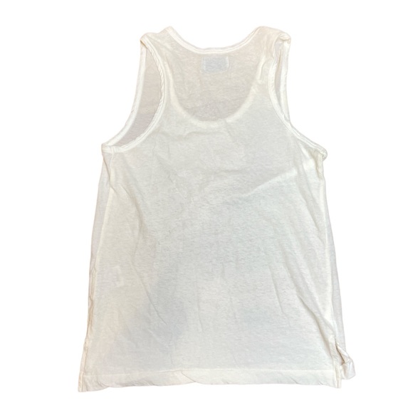 Tanaka Quality Cotton Grain White Tank Top - Picture 2 of 4